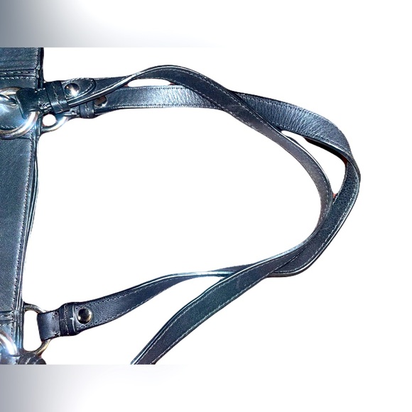 Coach black leather shoulder bag - Picture 8 of 8